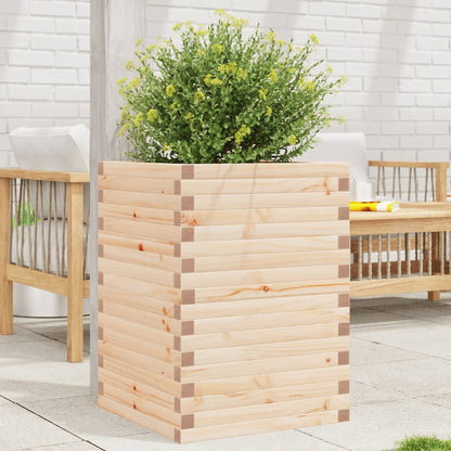 Garden Planter 50x50x68.5 cm Solid Wood Pine