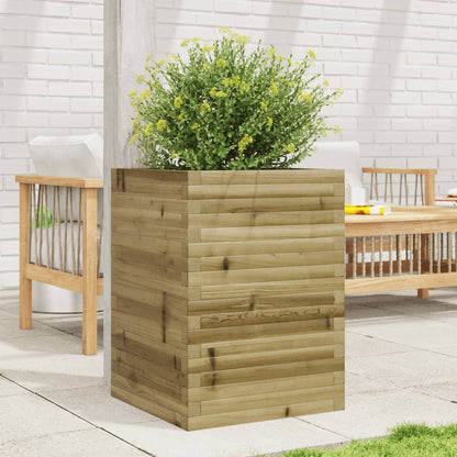 Garden Planter 50x50x68.5 cm Impregnated Wood Pine