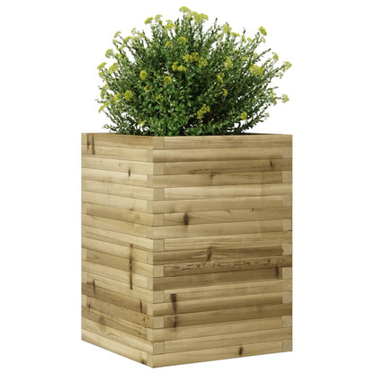Garden Planter 50x50x68.5 cm Impregnated Wood Pine