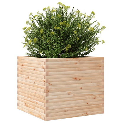 Garden Planter 80x80x68.5 cm Solid Wood Pine