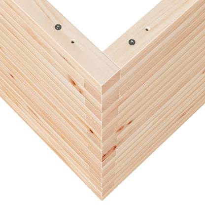 Garden Planter 80x80x68.5 cm Solid Wood Pine