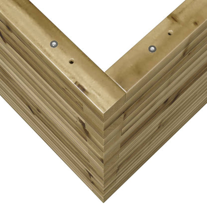 Garden Planter 110x60x68.5 cm Impregnated Wood Pine