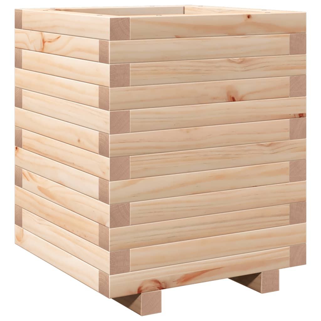 Garden Planter 40x40x49.5 cm Solid Wood Pine