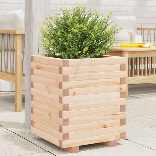 Garden Planter 40x40x49.5 cm Solid Wood Pine