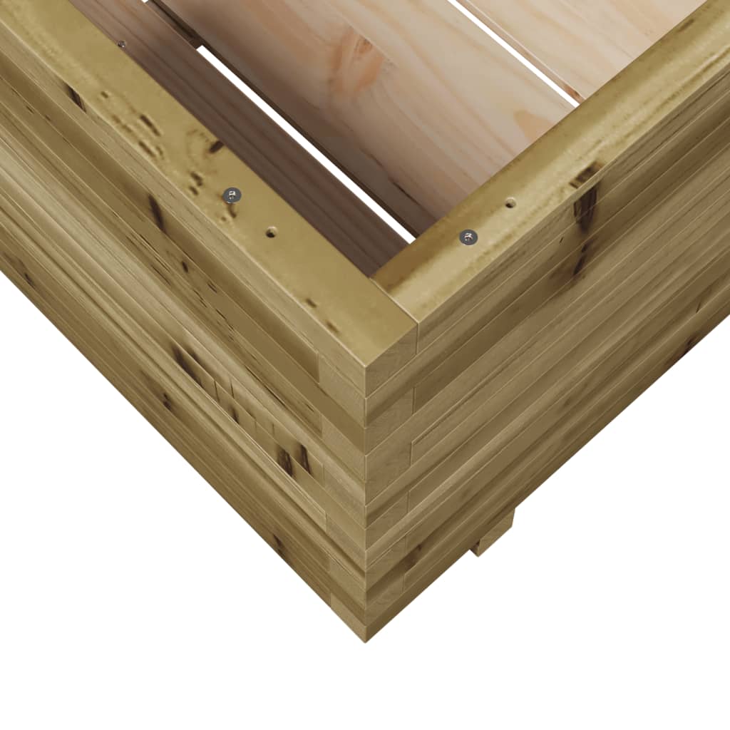 Garden Planter 70x70x49.5 cm Impregnated Wood Pine