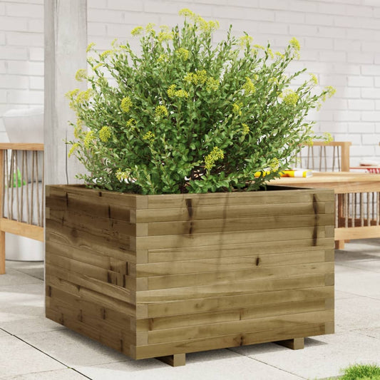 Garden Planter 70x70x49.5 cm Impregnated Wood Pine