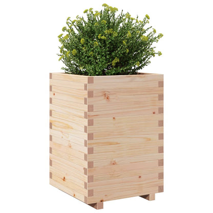 Garden Planter 50x50x72.5 cm Solid Wood Pine
