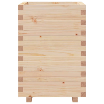 Garden Planter 50x50x72.5 cm Solid Wood Pine