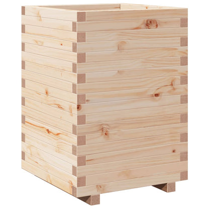 Garden Planter 50x50x72.5 cm Solid Wood Pine