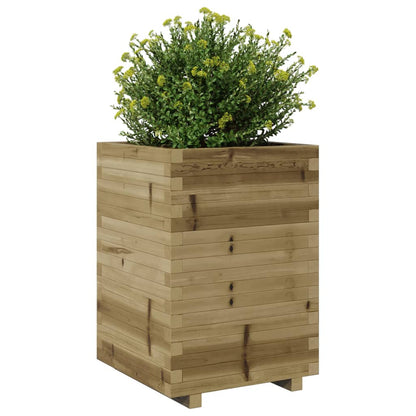 Garden Planter 50x50x72.5 cm Impregnated Wood Pine