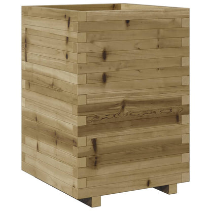 Garden Planter 50x50x72.5 cm Impregnated Wood Pine