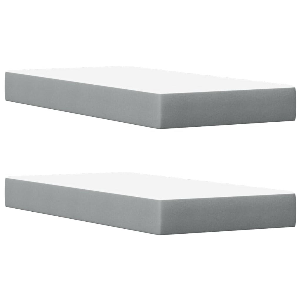 Bed with Mattress White 200x200 cm Solid Wood Pine