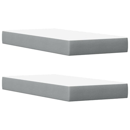 Bed with Mattress White 200x200 cm Solid Wood Pine