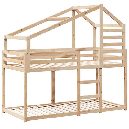 Bunk Bed without Mattress 80x200 cm Solid Wood Pine