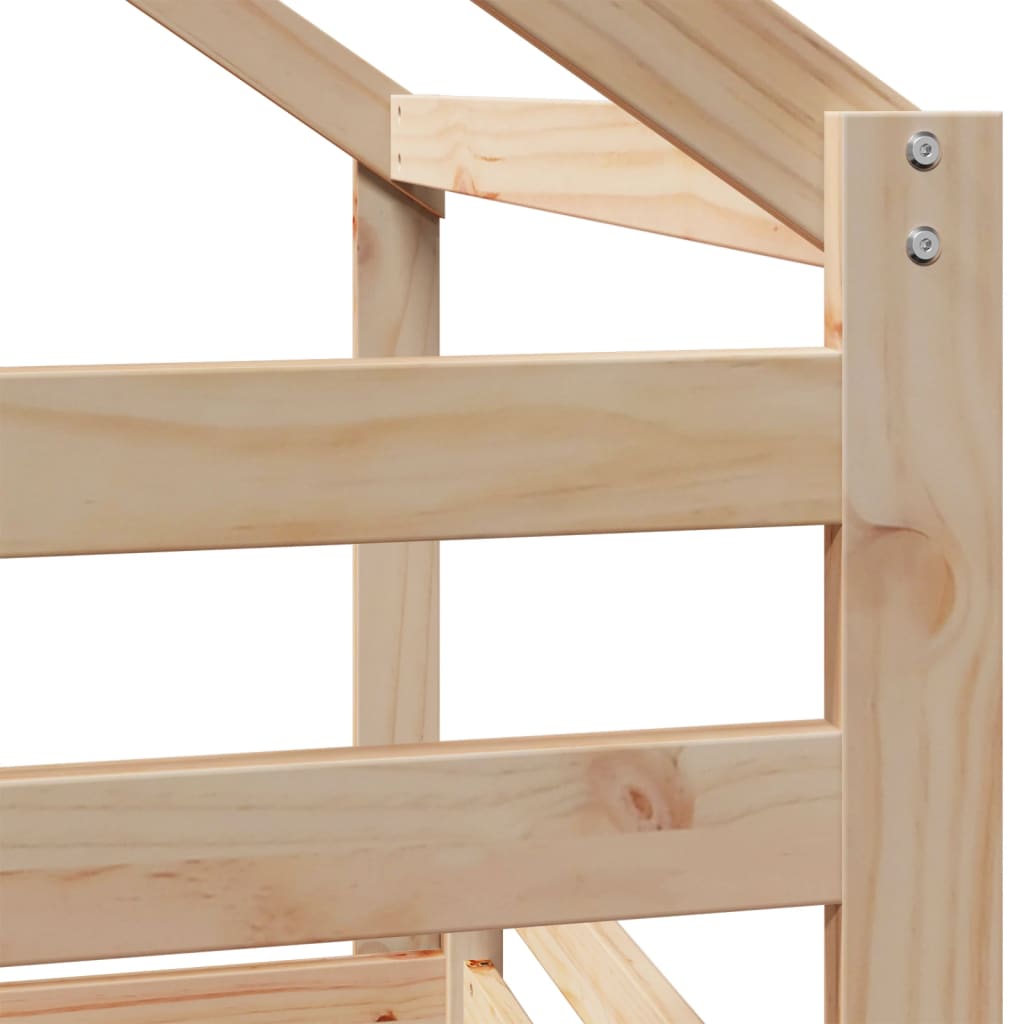 Bunk Bed without Mattress 80x200 cm Solid Wood Pine