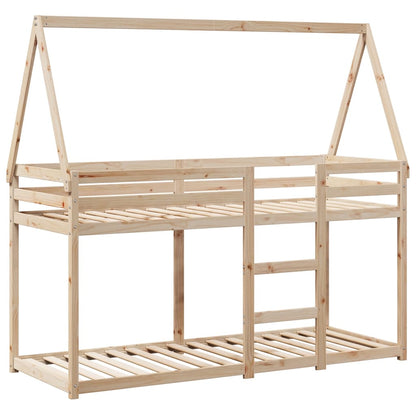 Bunk Bed without Mattress 80x200 cm Solid Wood Pine