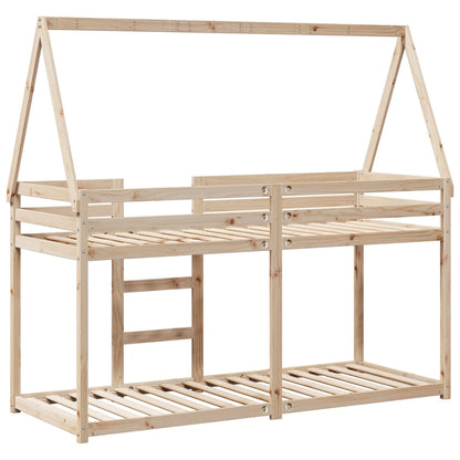 Bunk Bed without Mattress 80x200 cm Solid Wood Pine