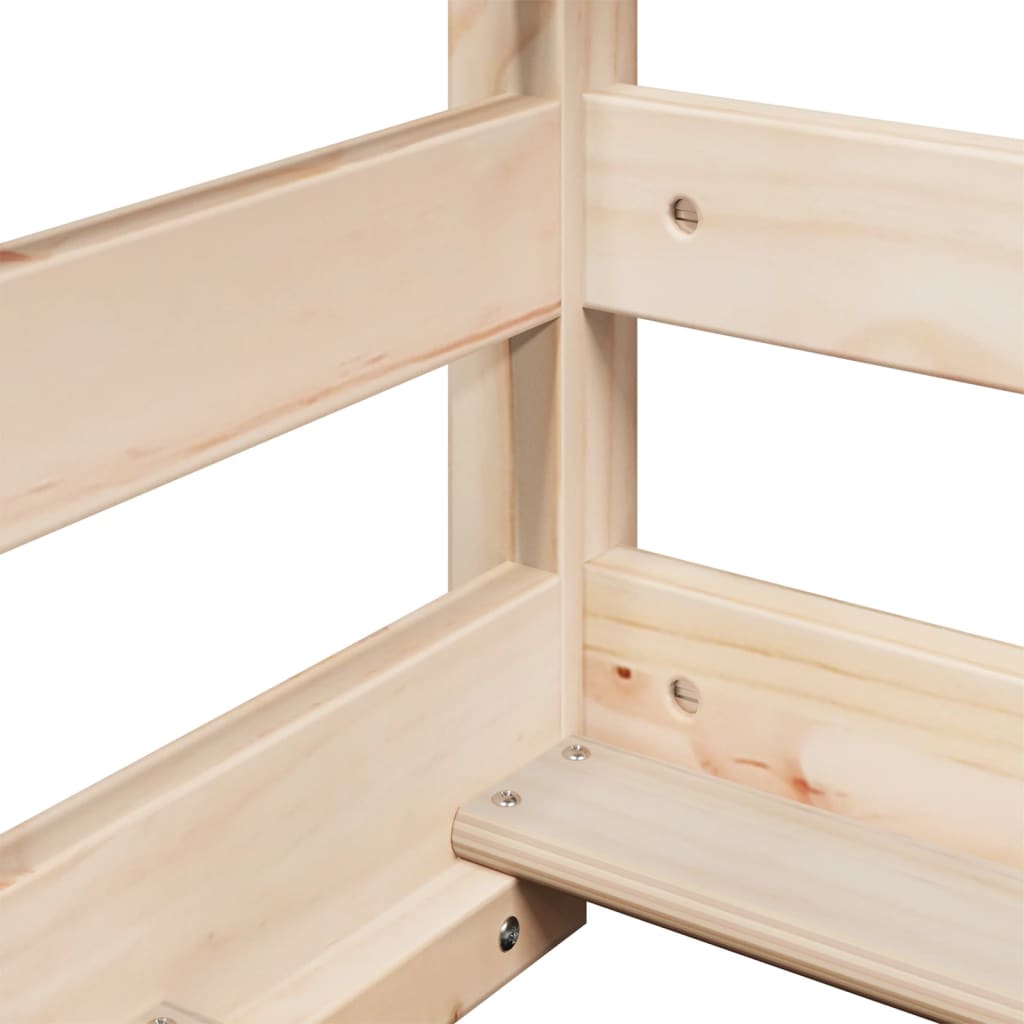 Bunk Bed without Mattress 80x200 cm Solid Wood Pine