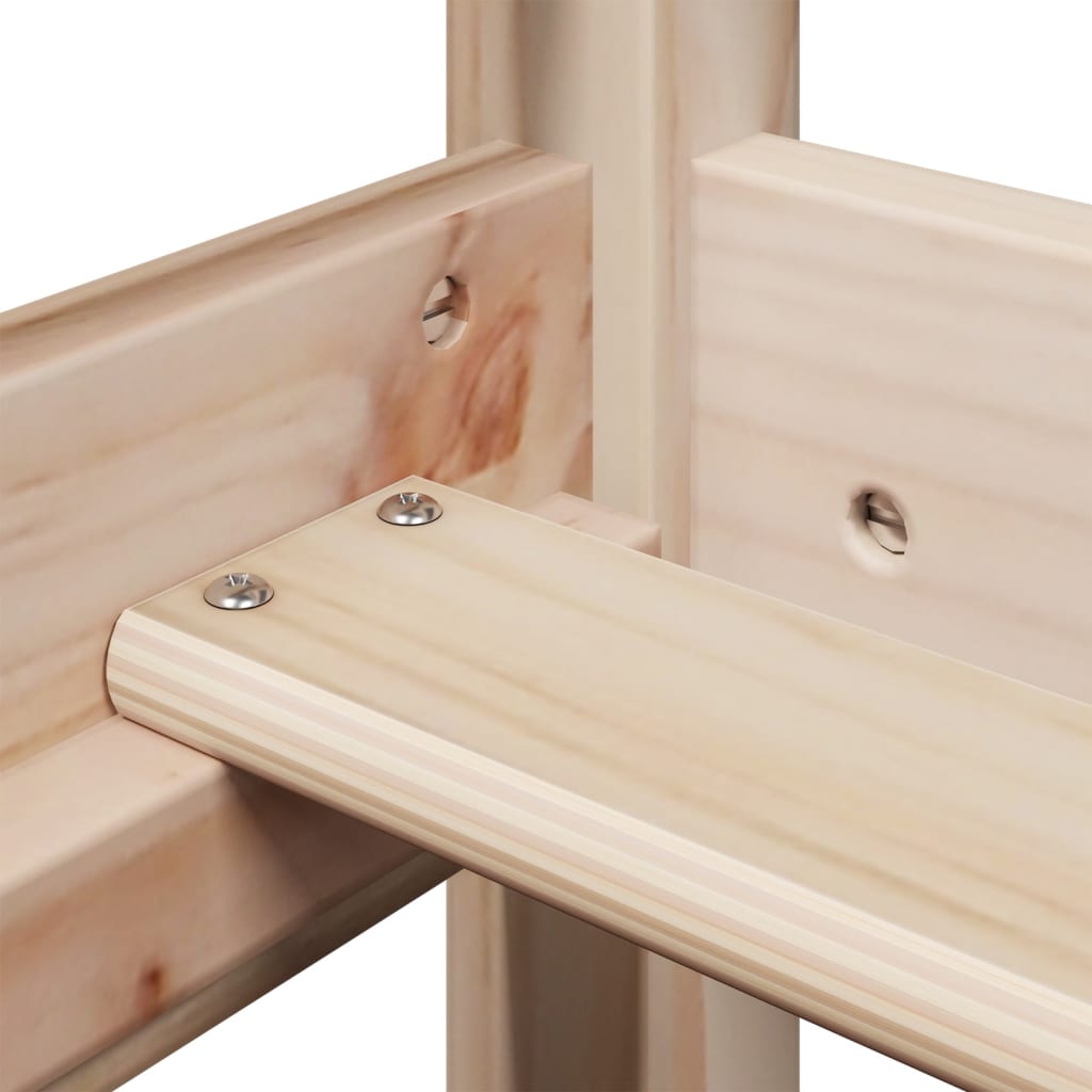 Bed Frame with Roof without Mattress 90x200 cm