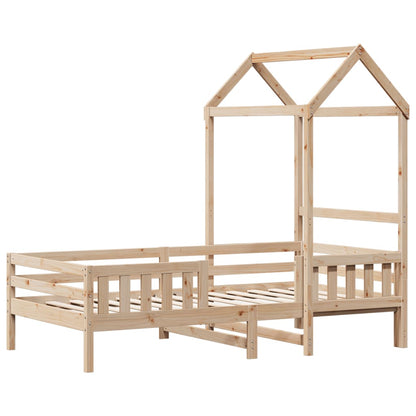 Bed Frame with Roof without Mattress 80x200 cm