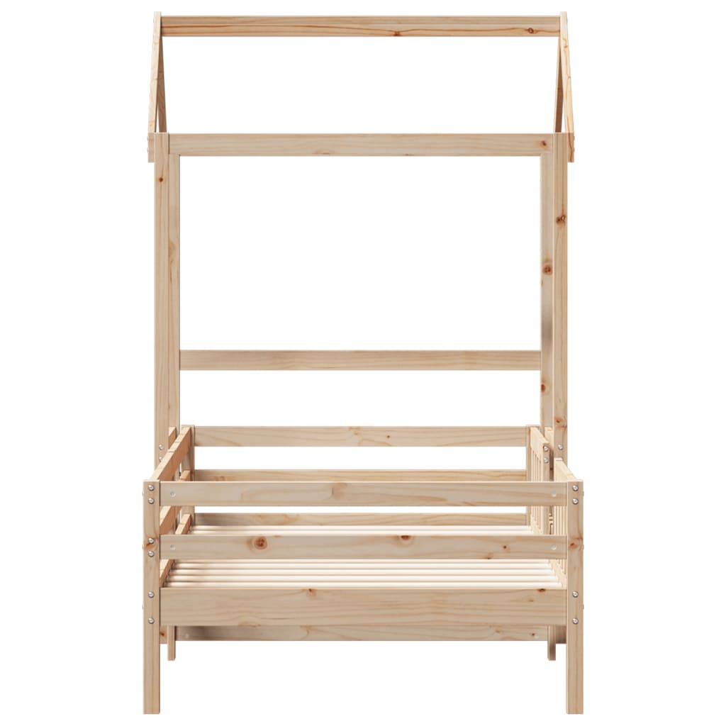 Bed Frame with Roof without Mattress 75x190 cm Small Single