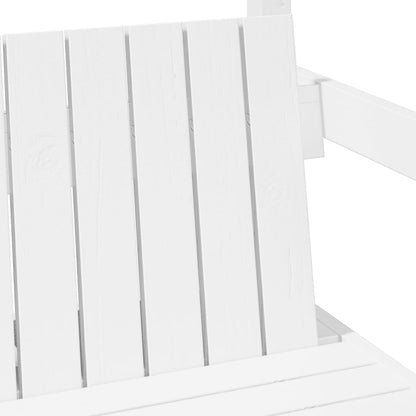 Bed and Bench Set with Roof without Mattress White 100x200 cm