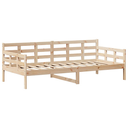 Day Bed with Roof without Mattress 90x200 cm Solid Wood