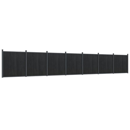 Fence Panel Grey 1218x186 cm WPC