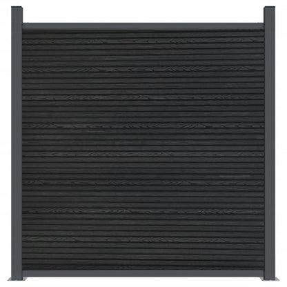 Fence Panel Grey 1218x186 cm WPC