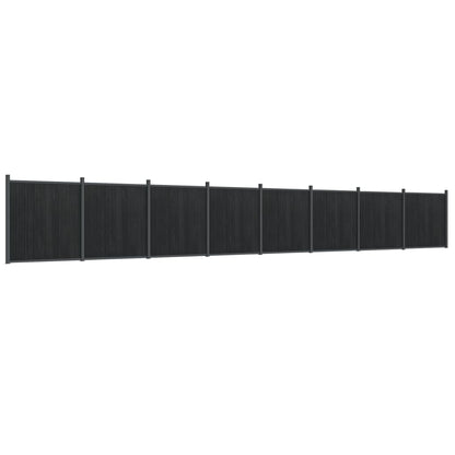 Fence Panel Grey 1391x186 cm WPC