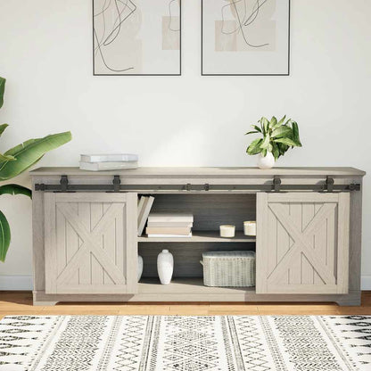 Sliding Cabinet Door Kit 152 cm Carbon Steel