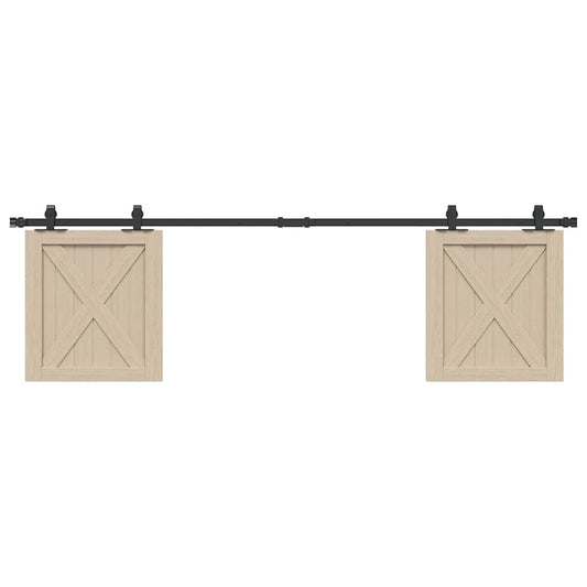  Sliding Cabinet Door Kit 183 cm Carbon Steel