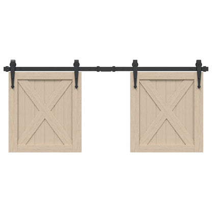 Sliding Cabinet Door Kit 122 cm Carbon Steel