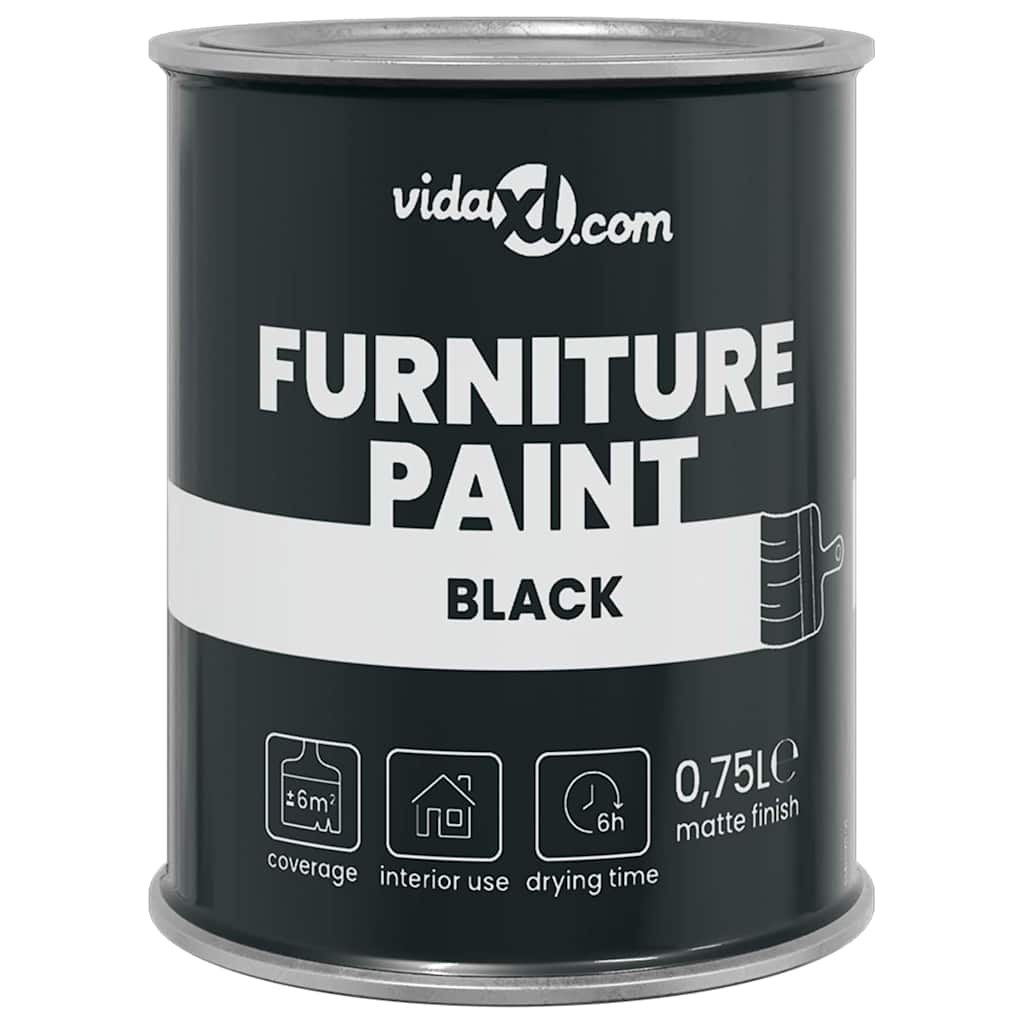 Furniture Paint Black 10 x 10 x 12.2 cm Wall Print