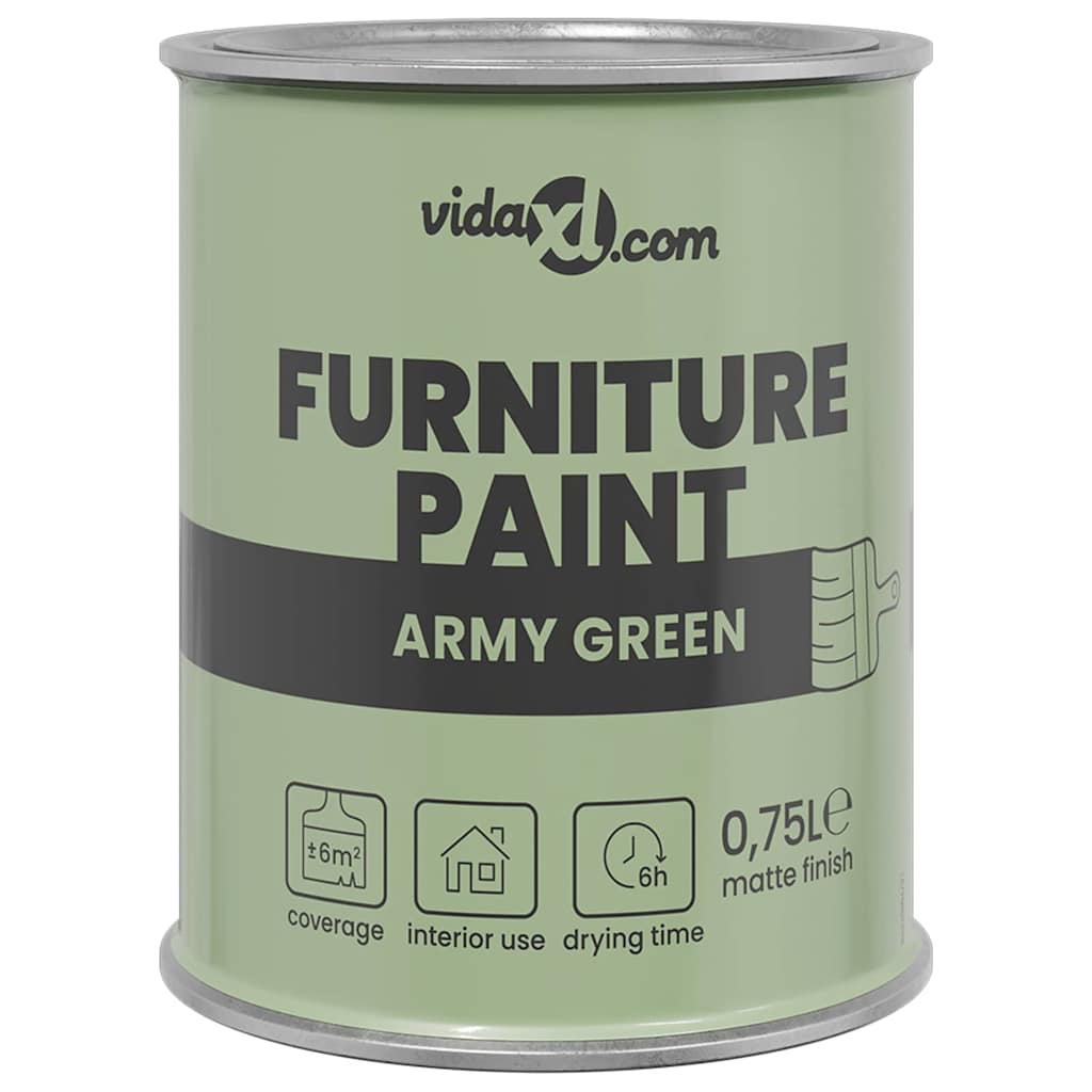 Furniture Paint Green 10 x 10 x 12.2 cm Wall Print
