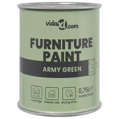 Furniture Paint Green 10 x 10 x 12.2 cm Wall Print