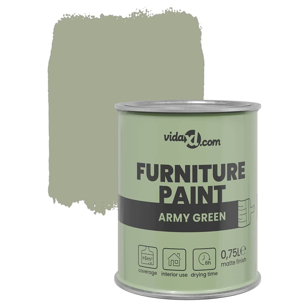 Furniture Paint Green 10 x 10 x 12.2 cm Wall Print