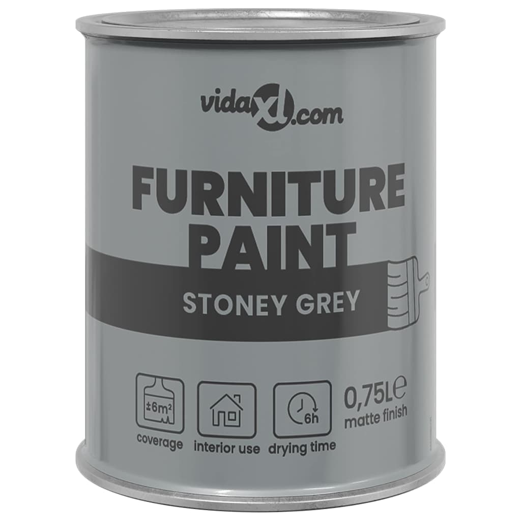 Furniture Paint Grey 10 x 10 x 12.2 cm Wall Print