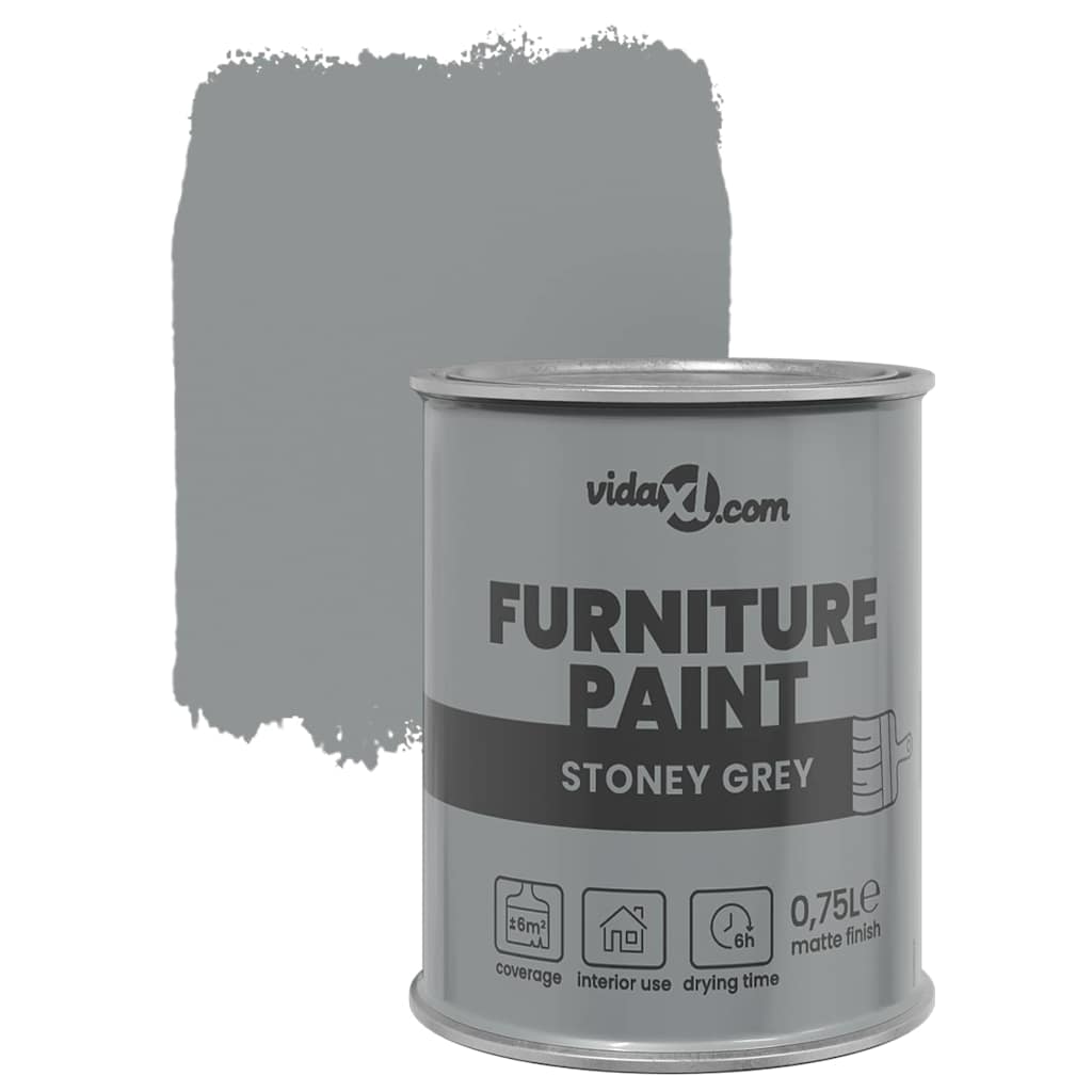 Furniture Paint Grey 10 x 10 x 12.2 cm Wall Print