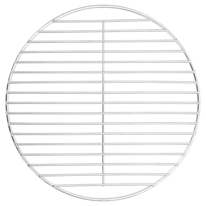 BBQ Grill Grate Round Ø34.5 cm 304 Stainless Steel