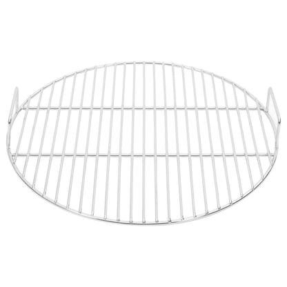 BBQ Grill Grate with Handles Round Ø44.5 cm 304 Stainless Steel