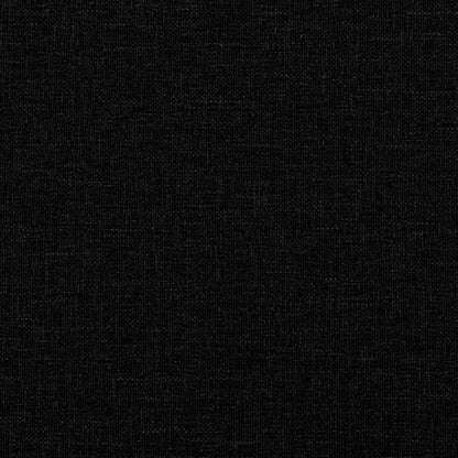 Bed Frame without Mattress Black 90x190 cm Single Fabric