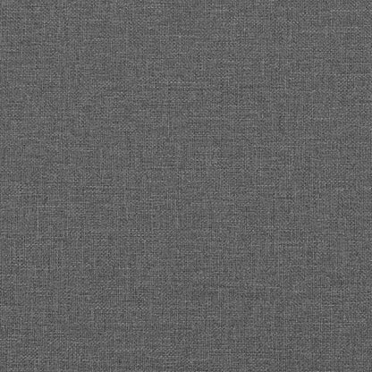 Bed Frame without Mattress Dark Grey Super King Fabric