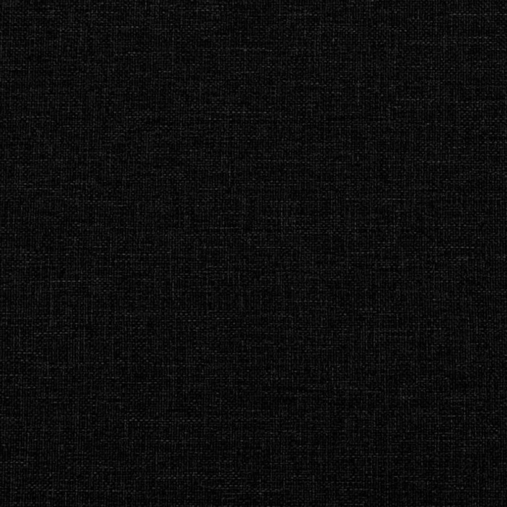 Bed Frame without Mattress Black Super King Fabric