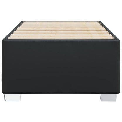 Bed Frame without Mattress Black 90x190 cm Single Faux Leather