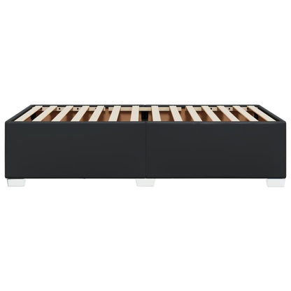 Bed Frame without Mattress Black 90x190 cm Single Faux Leather