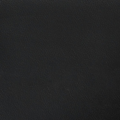 Bed Frame without Mattress Black Super King Faux Leather