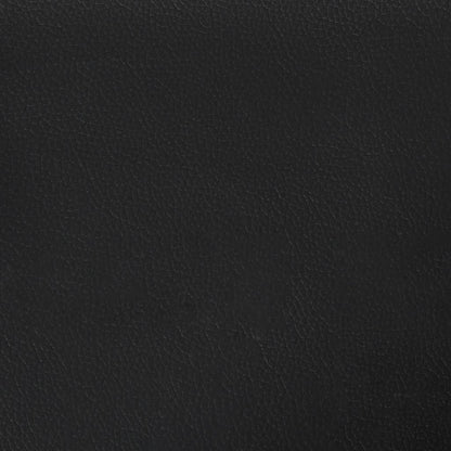 Bed Frame without Mattress Black Full Faux Leather