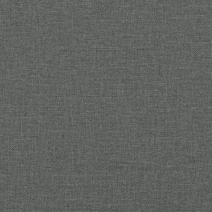 Bed Frame without Mattress Dark Grey 90x190 cm Single Fabric