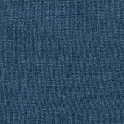 Bed Frame without Mattress Blue 100x200 cm Fabric